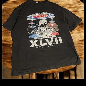 Men's Black Super Bowl XLVII T-Shirt